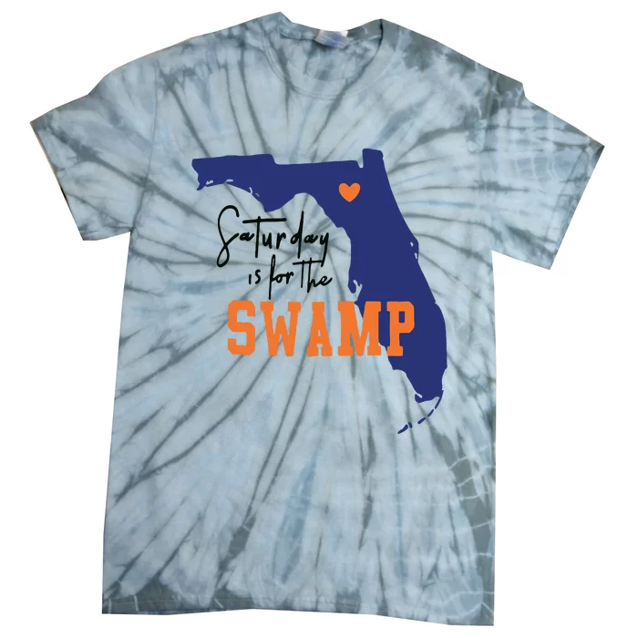 Saturday Is For The Swamp Uf Football Swamp University Tie-Dye T-Shirt