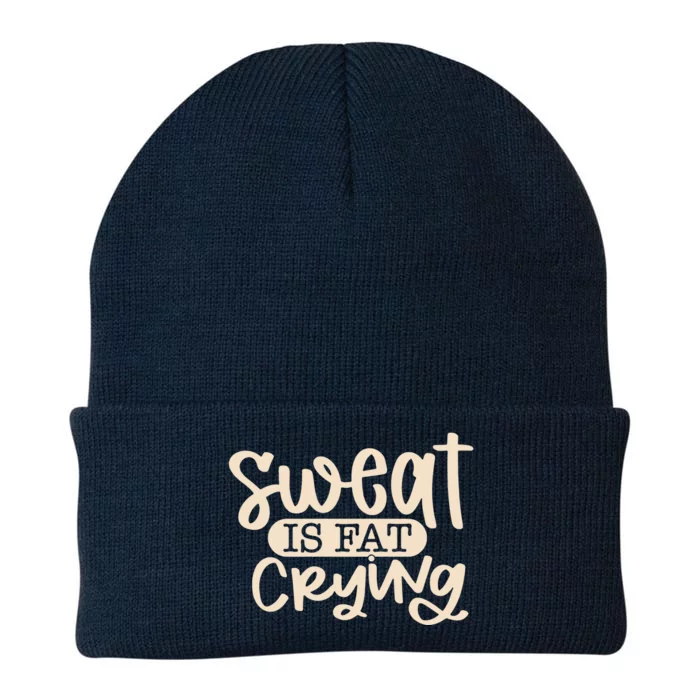 Sweat Is Fat Crying Knit Cap Winter Beanie