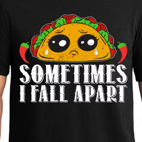 Sometimes I Fall Apart Cute Taco Pajama Set