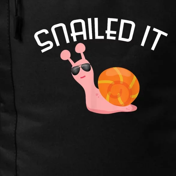 Snailed It Funny Lazy Snail Lover Gift Daily Commute Backpack