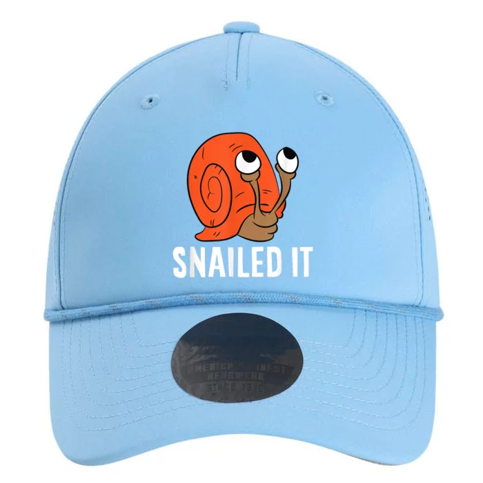 Snailed It Funny Snails Snail Lovers Performance The Dyno Cap