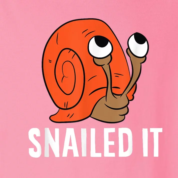 Snailed It Funny Snails Snail Lovers Toddler Long Sleeve Shirt