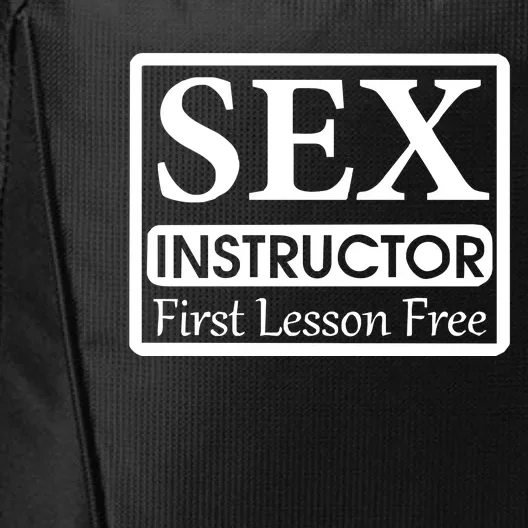 Sex Instructor First Free Lesson City Backpack