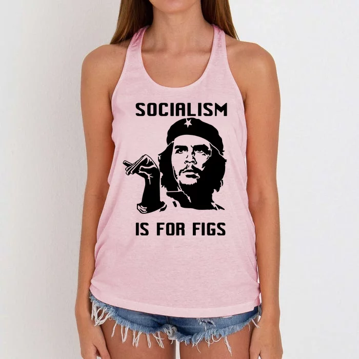 Socialism Is For Figs Che Guevara Women's Knotted Racerback Tank