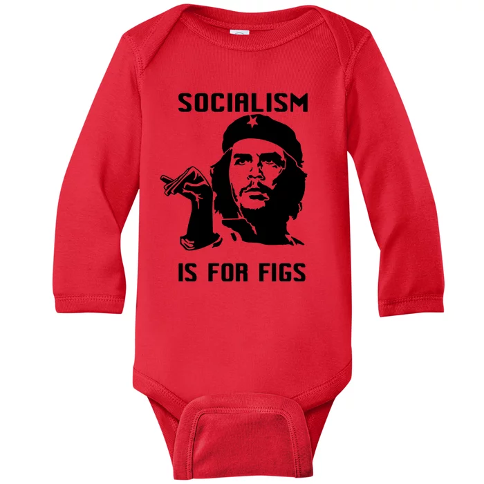 Socialism Is For Figs Che Guevara Baby Long Sleeve Bodysuit