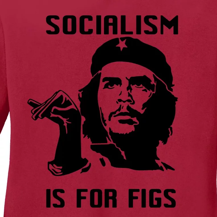 Socialism Is For Figs Che Guevara Ladies Long Sleeve Shirt