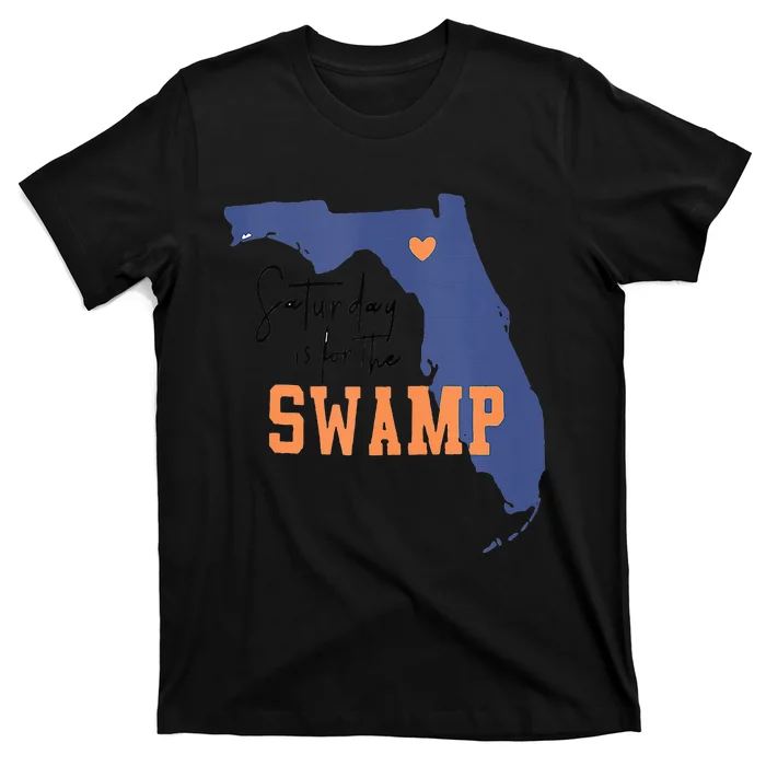 Saturday Is For The Swamp UF Football Swamp University T-Shirt