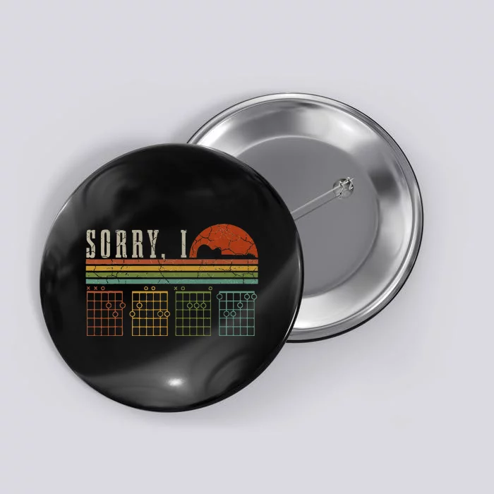 Sorry Idgaf Funny Hidden Message Guitar Chords Players Button