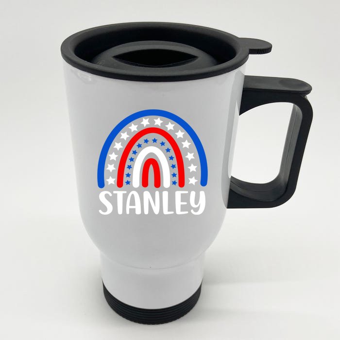 Stanley Idaho Gift I Love Stanley Idaho Usa Gift Front & Back Stainless Steel Travel Mug