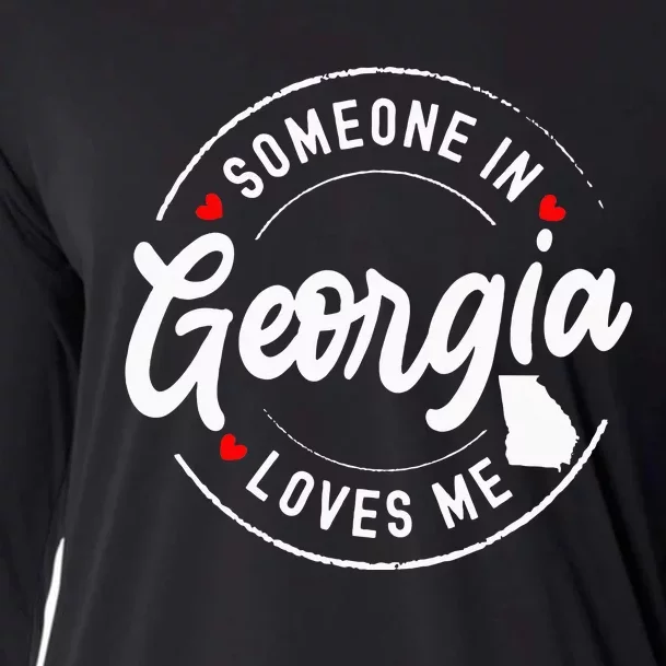 Someone In Georgia Loves Me Cooling Performance Long Sleeve Crew