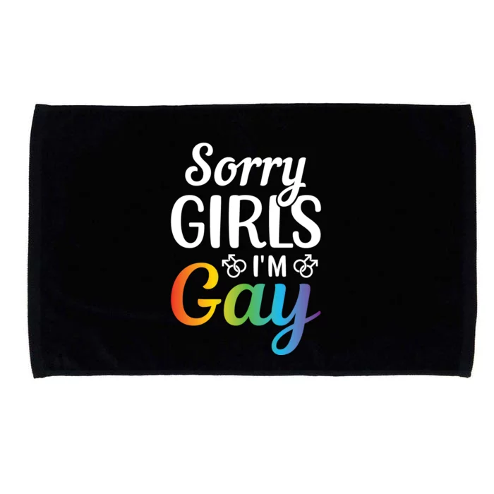 Sorry Im Gay LGBT T Design Microfiber Hand Towel