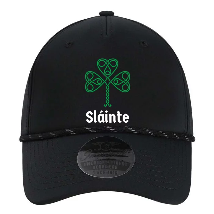 Slainte Ireland Gaelic Irish Green Shamrock Celtic Knot Cute Gift Performance The Dyno Cap