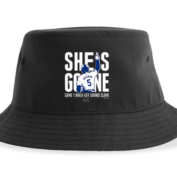 She Is Gone Walkoff Grand Slam Players Sustainable Bucket Hat