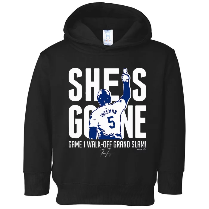 She Is Gone Walkoff Grand Slam Players Toddler Hoodie