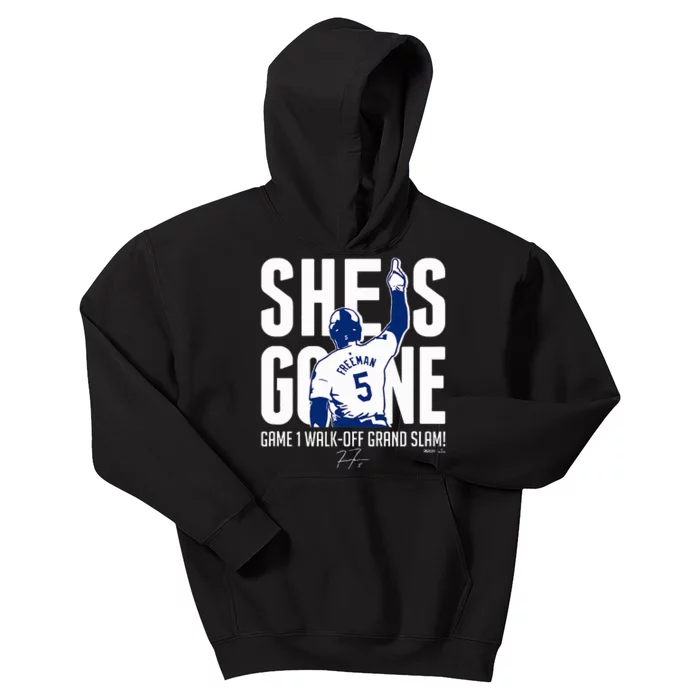 She Is Gone Walkoff Grand Slam Players Kids Hoodie