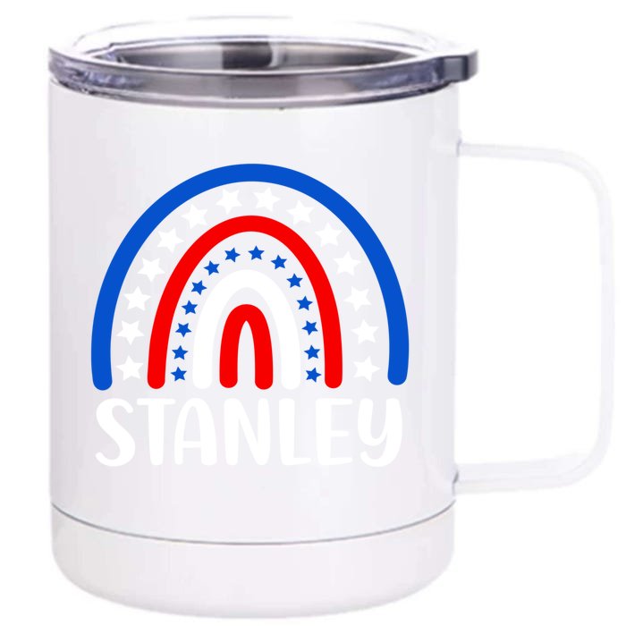 Stanley Idaho Gift I Love Stanley Idaho Usa Gift Front & Back 12oz Stainless Steel Tumbler Cup