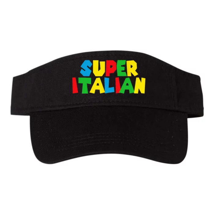 Super Italian  Gift Funny Italian Valucap Bio-Washed Visor