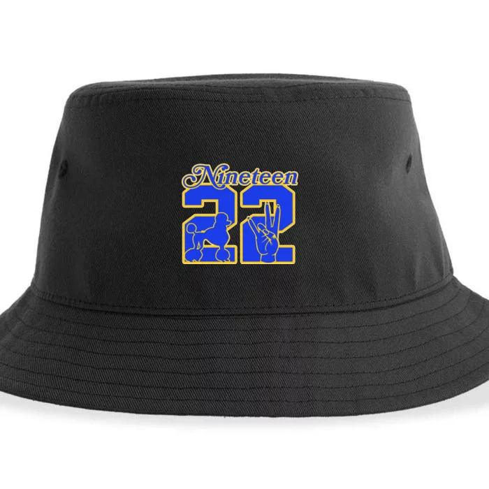 Sigma Nineteen 22 Gamma Rho Sustainable Bucket Hat