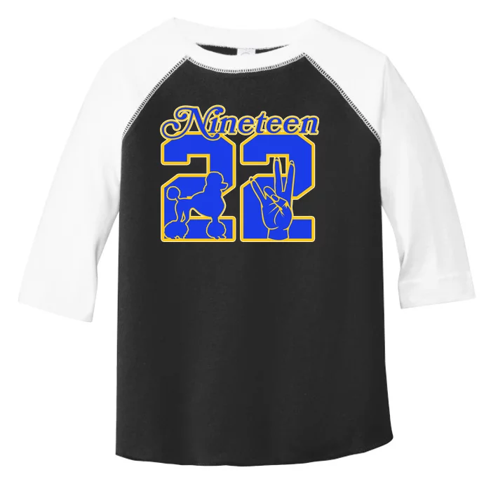 Sigma Nineteen 22 Gamma Rho Toddler Fine Jersey T-Shirt