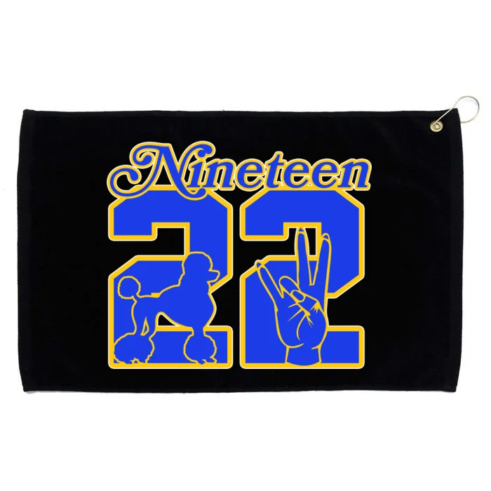 Sigma Nineteen 22 Gamma Rho Grommeted Golf Towel