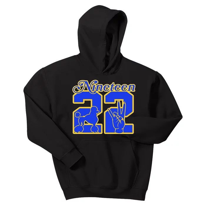 Sigma Nineteen 22 Gamma Rho Kids Hoodie