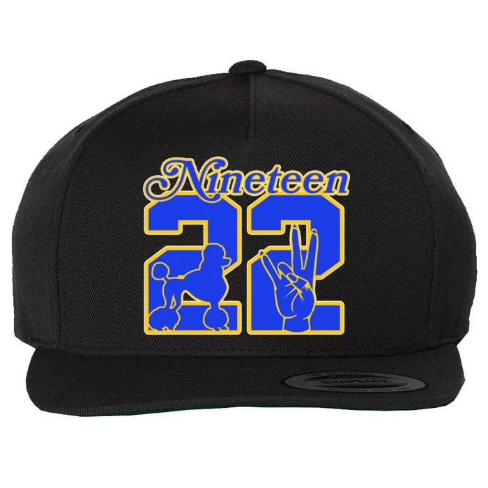 Sigma Nineteen 22 Gamma Rho Wool Snapback Cap