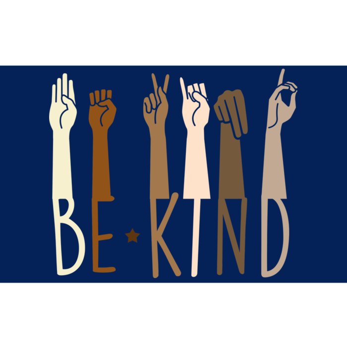 Sign Language Be Kind To All Bumper Sticker