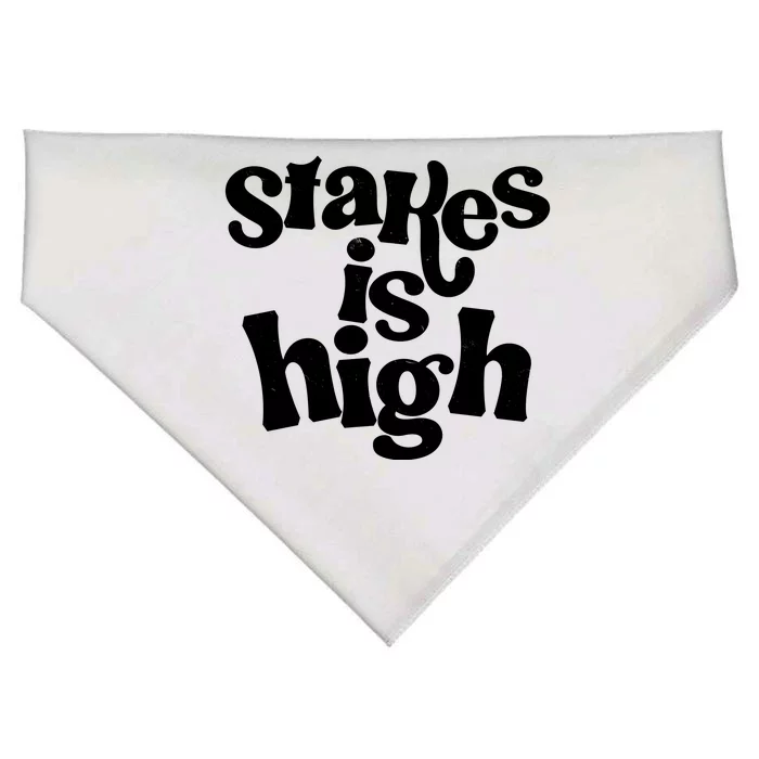 Stakes Is High USA-Made Doggie Bandana