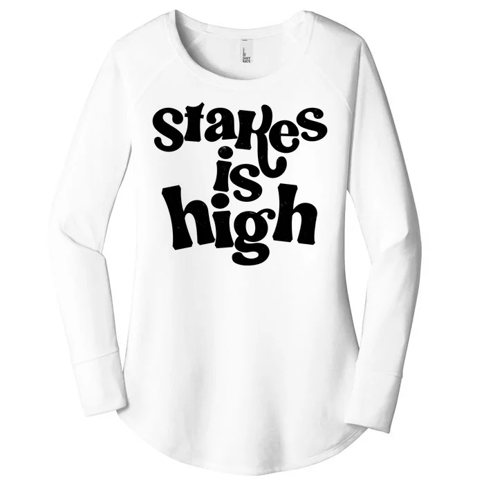 Stakes Is High Women's Perfect Tri Tunic Long Sleeve Shirt