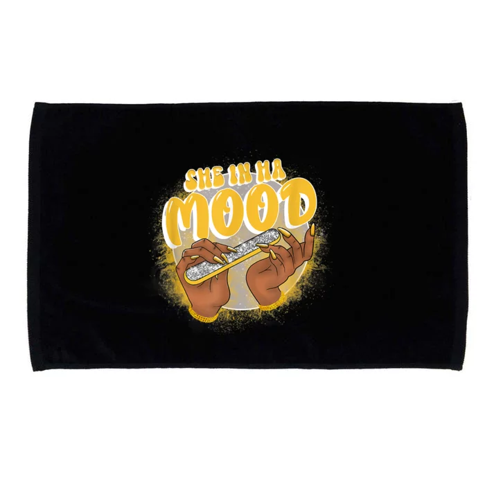 She In Ha Mood Yellow Snakeskin 11s Matching Microfiber Hand Towel