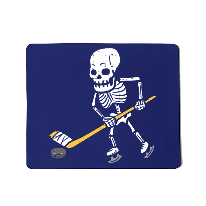 Skeleton Ice Hockey Halloween Costume Spor Boy Mousepad