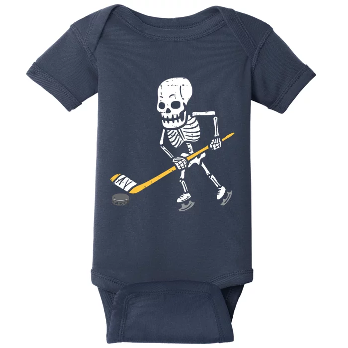 Skeleton Ice Hockey Halloween Costume Spor Boy Baby Bodysuit