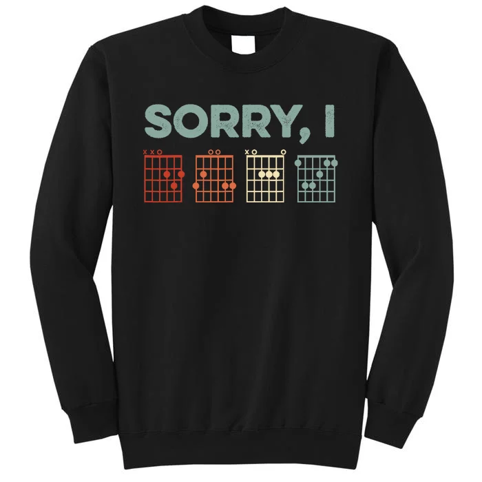 Sorry I-DGAF Hidden Message Guitar Chords Music Note Sweatshirt