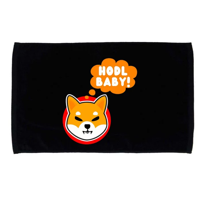 Shiba Inu Hodl Baby Microfiber Hand Towel