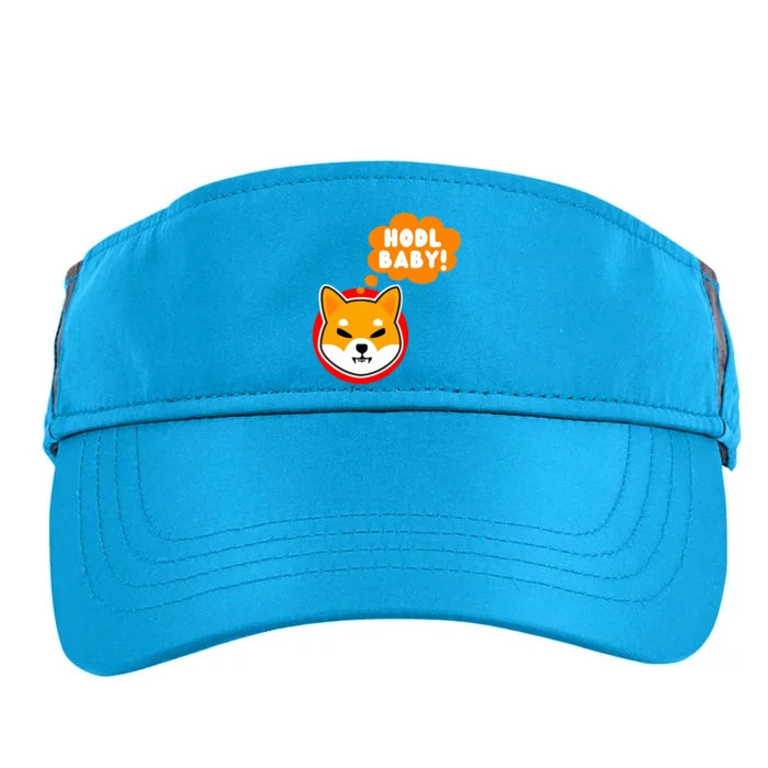 Shiba Inu Hodl Baby Adult Drive Performance Visor