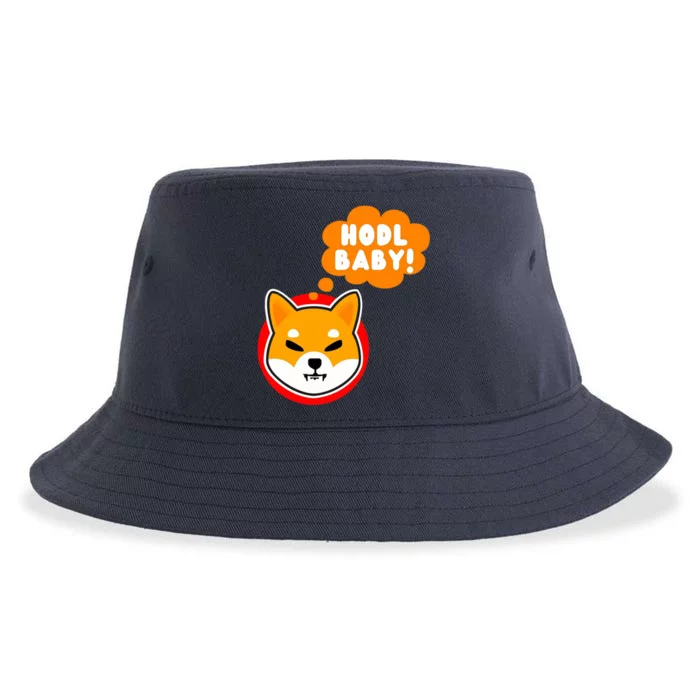 Shiba Inu Hodl Baby Sustainable Bucket Hat