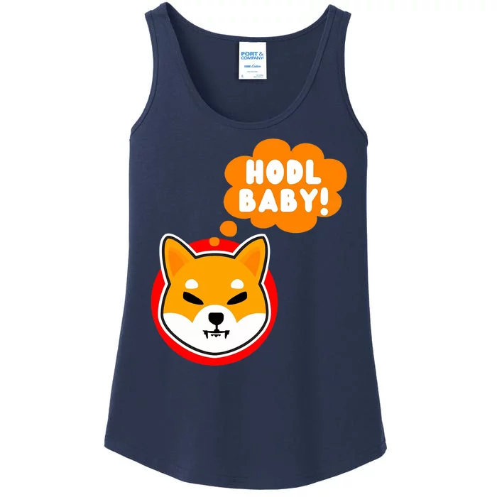 Shiba Inu Hodl Baby Ladies Essential Tank