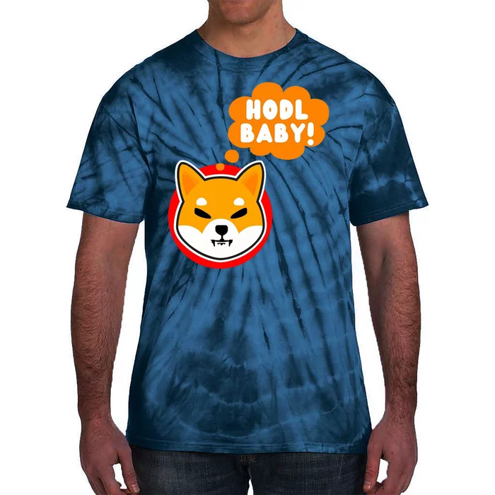 Shiba Inu Hodl Baby Tie-Dye T-Shirt