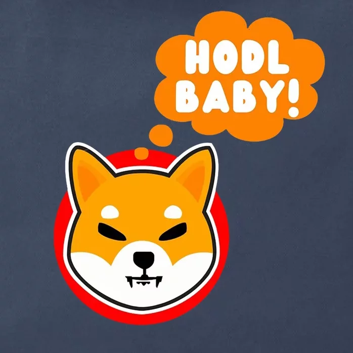 Shiba Inu Hodl Baby Zip Tote Bag