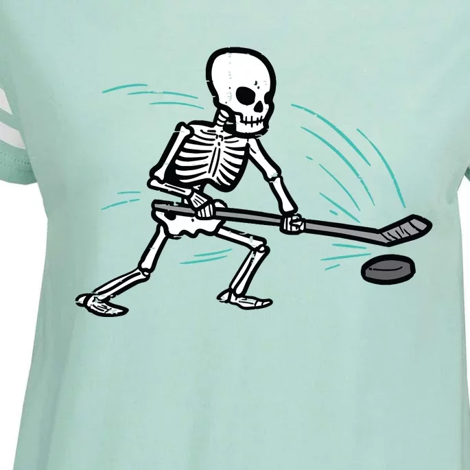 Skeleton Ice Hockey Halloween Costume Boy Enza Ladies Jersey Football T-Shirt