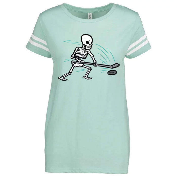 Skeleton Ice Hockey Halloween Costume Boy Enza Ladies Jersey Football T-Shirt