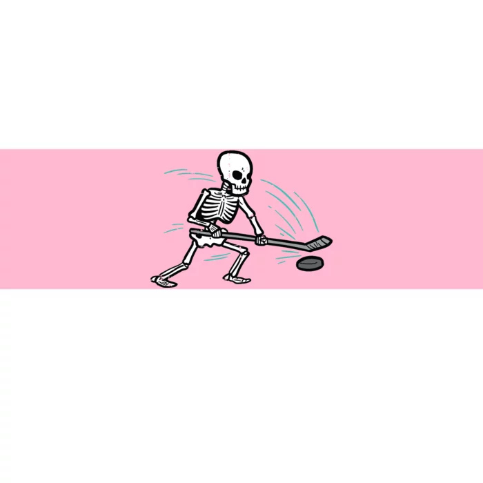 Skeleton Ice Hockey Halloween Costume Boy Bumper Sticker