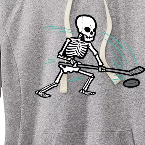 Skeleton Ice Hockey Halloween Costume Boy Women's Fleece Hoodie