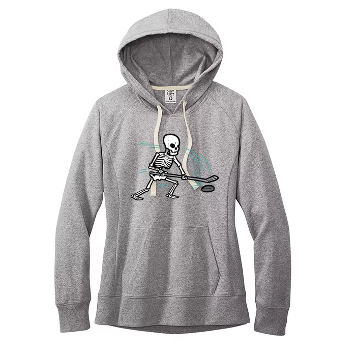 Skeleton Ice Hockey Halloween Costume Boy Women's Fleece Hoodie