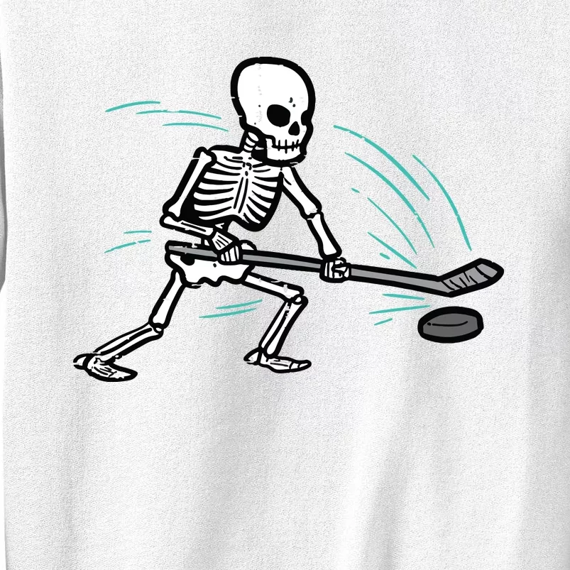 Skeleton Ice Hockey Halloween Costume Boy Sweatshirt