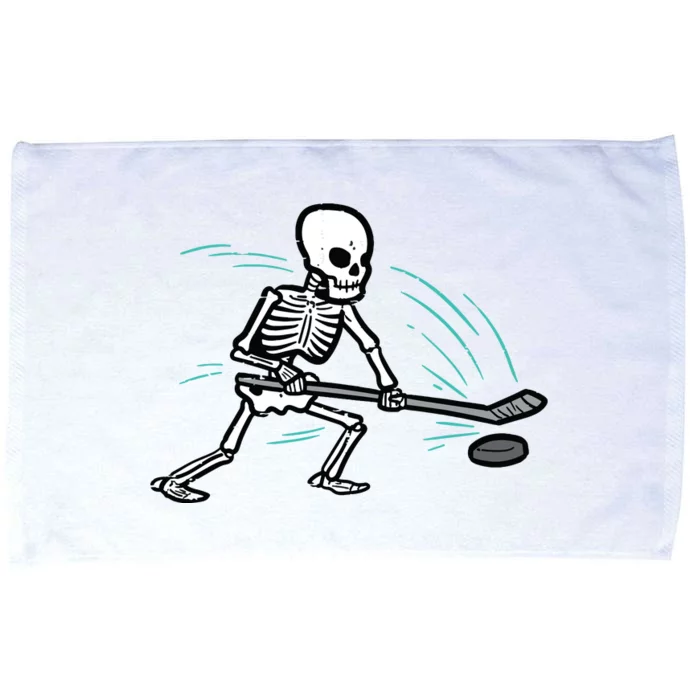 Skeleton Ice Hockey Halloween Costume Boy Microfiber Hand Towel