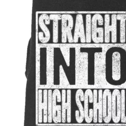 Straight Into High School Back To School Funny Gift Doggie 3-End Fleece Hoodie