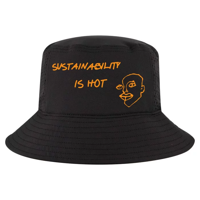 Sustainability Is Hot Cool Comfort Performance Bucket Hat