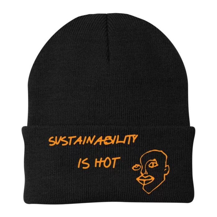 Sustainability Is Hot Knit Cap Winter Beanie