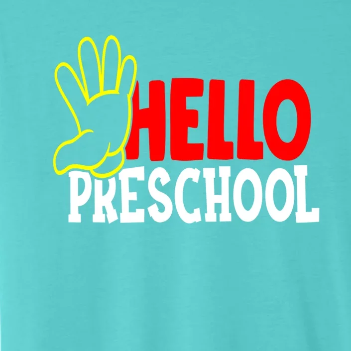 School Is Here PreSchool With Buddies To Have Fun With Funny Gift ChromaSoft Performance T-Shirt